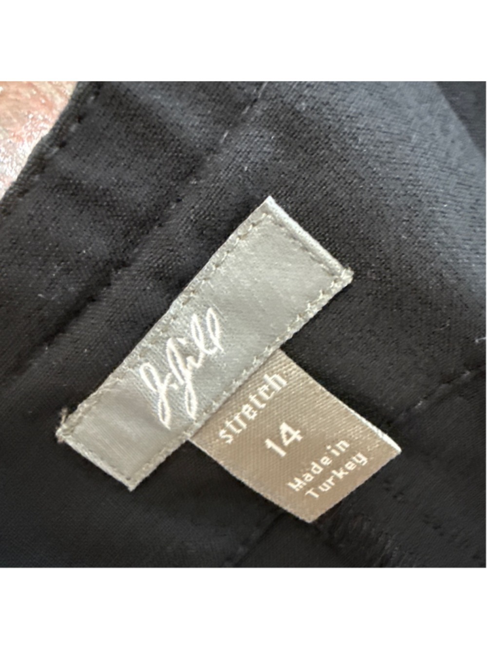J. Jill Black Wide Leg Trousers Size 14 - Picture 6 of 13